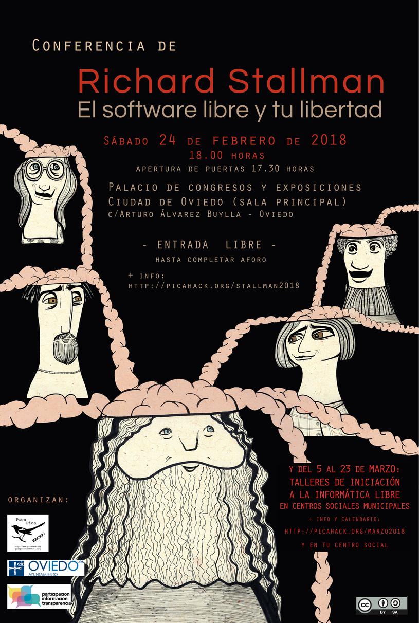 Cartel Richard Stallman 2018